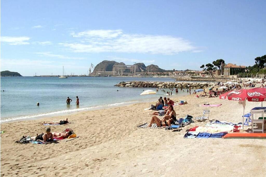 Blue Summer Vibes Mini Studio For Two, Ac, Parking, Beach At 50M, Spa Access -2 La Ciotat Exterior photo