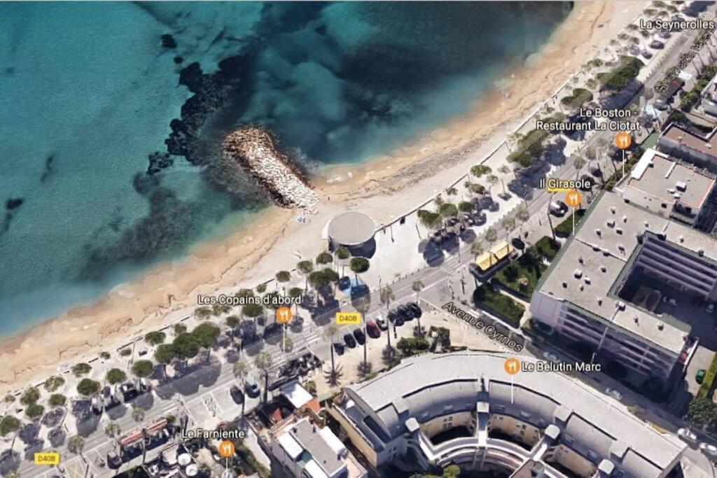 Blue Summer Vibes Mini Studio For Two, Ac, Parking, Beach At 50M, Spa Access -2 La Ciotat Exterior photo